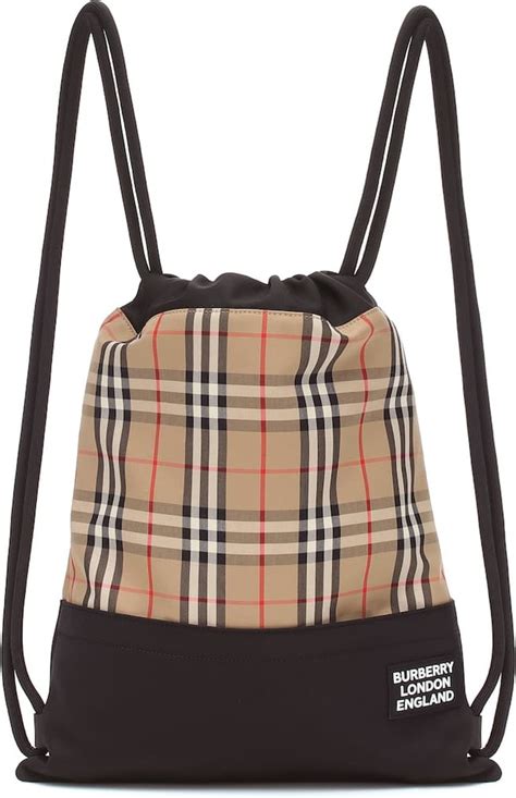 burberry drawstring backpack|burberry store online.